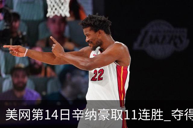 美网第14日辛纳豪取11连胜 夺得生涯大满贯第2冠